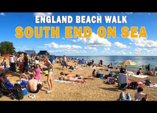  England Beach Walk Hot Day At Southend On Sea Beach 2023 Summer Beach Walk 4K
