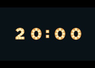 20 MINUTE TIMER Gentle Alarm Ultra HD 4K
