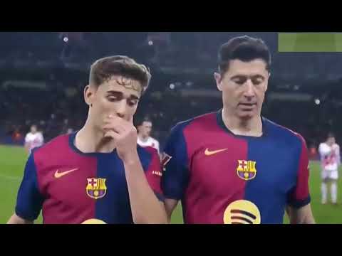 ملخص مباراة برشلونة ورايو فاليكانو 1 0 اليوم أهداف مباراة برشلونة ورايو فاليكانو هدف ليف