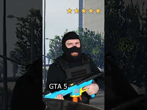 GTA San Andreas Vs GTA 5 Max Wanted Level