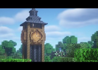 マインクラフト 時計塔の作り方 Minecraft How To Build A Clock Tower マイクラ建築