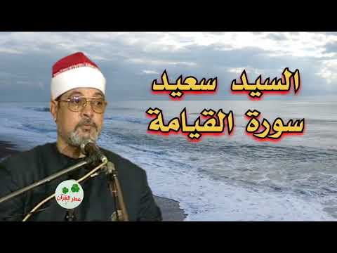 سورة القيامة القارئ الشيخ السيد سعيد سورة القيامة القارئ الشيخ السيد سعيد