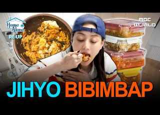  ENG JPN TWICE Jihyo S Cozy Bibimbap Cooking At Home TWICE JIHYO