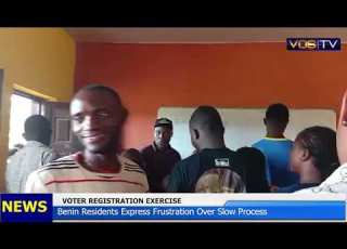  Chaos At INEC Registration Centres As Angry Benin Voters Demand Immediate Action Voters Inec