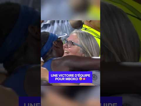 WOW Quel Beau Moment Entre Victoria Mboko Et Son Entraîneuse Nathalie Tauziat OBN25 Wta