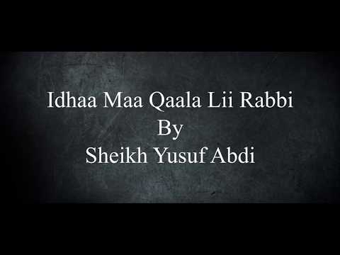 Beautiful Heart Touching Nasheed Sheikh Yusuf Abdi Beautiful Heart Touching Nasheed Sheikh Yusuf Abdi