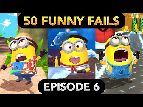 Minion Rush 50 FUNNY FAILS Episode 6 Pier 12 The Volcano Holiday Lab