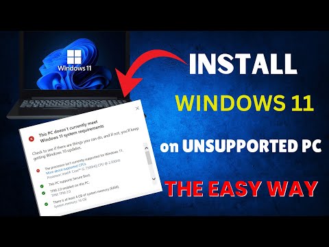 Install Windows 11 On Unsupported PCs With ONE Command The Easy Way