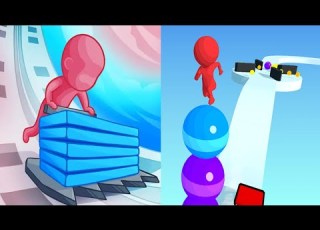 Stack Color Vs Stack Rider New Update All Levels Gameplay Android IOS