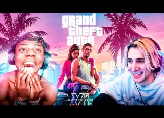 IShowSpeed XQc REACTS To GTA VI Trailer