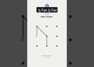 نقش نمط شاشة الجوال على شكل رقم 99