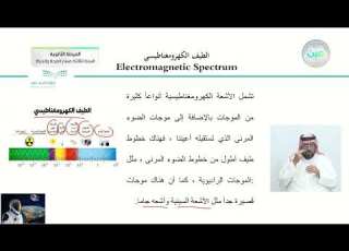 الطيف الكهرومغناطيسي علوم الأرض والفضاء المرحلة الثانوية السنة الثالثة مسار الصحة والحياة