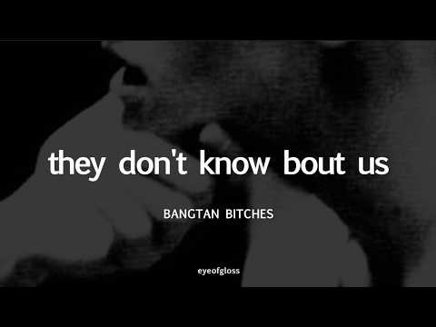 They Don T Know Bout Us BTS 방탄소년단 English Lyrics
