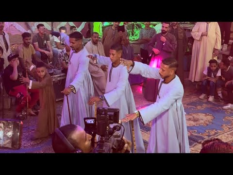 رقص أولاد أبو شنب في صعيد مصر محافظه أسيوط قريه أولاد إبراهيم مع الفنان انور عبد العزيز