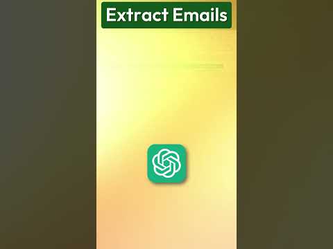 Find Email Addresses In Seconds With REGEXTRACT Function