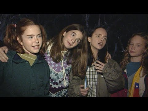 Watch Now And Then Cast S RARE On Set Interview While Filming Cemetery Scene ET Vault Unlocked