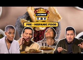  Latinos Try Pre Hispanic Foods With The Cast Of Black Panther Wakanda Forever