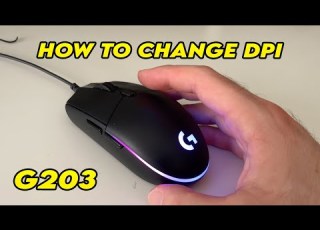  Logitech G203 Mouse How To Change DPI Settings
