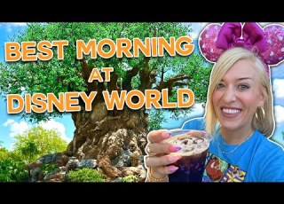 Disney World ROPE DROP Animal Kingdom Best Morning Ever Popular Rides Baby Tiger Breakfast