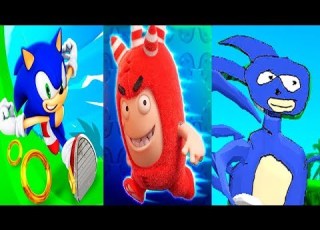  Sonic Dash Vs Oddbods Turbo Run Vs Go Sanic Goo Android Gameplay