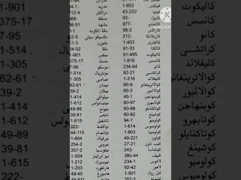 City Code Setting On Alfajr Clock