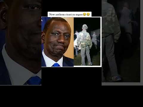 Kenyan President New Anthem Song Risasi Ya Mguu Duet Kenyan President New Anthem Song Risasi Ya Mguu Duet