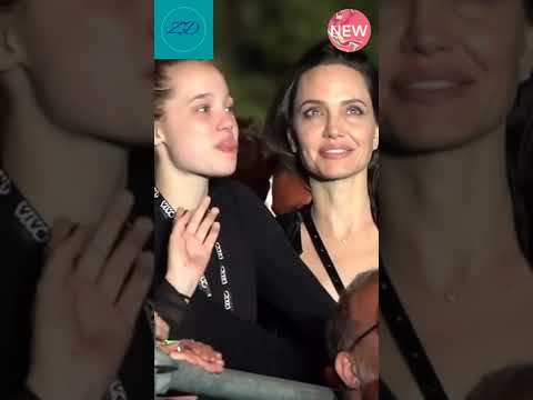 انجلينا جولي مع ابنتها كم يوجد شبه بينهما انجلينا جولي أنجلينا جولي