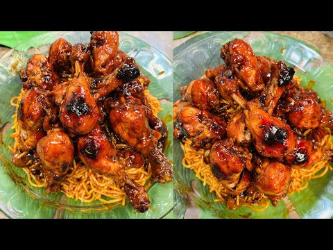 طريقة عمل دبابيس دجاج بالباربيكيو البلدي يوكل مع الشيف نونا