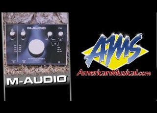 M Audio 2x2M Demo M Audio MTrack 2X2M USB Audio MIDI Interface