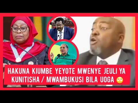 DUH MWAMBUKUSI HAKUNA KIUMBE YEYOTE MWENYE JEULI YA KUNITISHA KWENYE NCHI HII