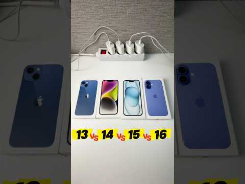 IPhone 13 VS 14 VS 15 VS 16 Power On Boot Speed Test Comparision Best