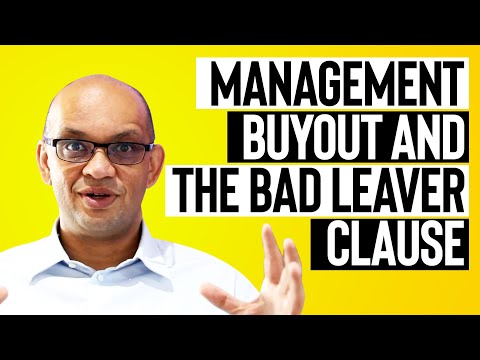 Management Buyout The Bad Leaver Clause What You NEED To KNOW