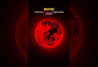Blood Moon Is Coming Space Earth Sun