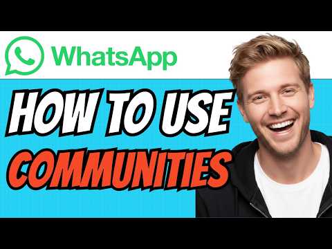 How To USE Whatsapp Communities On Whatsapp Web QUICK EASY 2026
