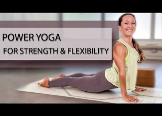 Power Yoga For Strength And Flexibility One Hour Practice Work Hard Feel Good Happy Flow