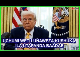  TRUMP UCHUMI WETU UNAYUMBA LAKINI TUTAUREKEBISHA MAREKANI NI NCHI TAJIRI