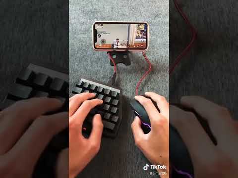 ماوس و كيبورد ببجي على الهاتف عبد هزاع