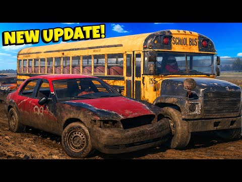 School Buses Just Arrived And They DESTROY Everything Wreckfest 2