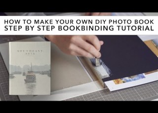How To Make Your Own DIY Photo Book Step By Step Bookbinding Tutorial