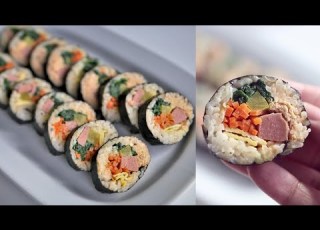 كيمباب كوري سهل و سريع Korean Gimbap Kimbap