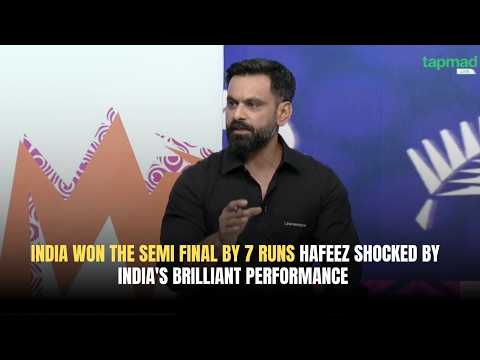 Indien Gewinnt Das Halbfinale Mit 7 Runs Hafeez Schockiert über Indiens Brillante Leistung Ga