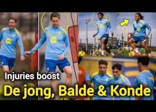  Good News De Jong Balde Konde Returns Training Ahead Of ATM Clash