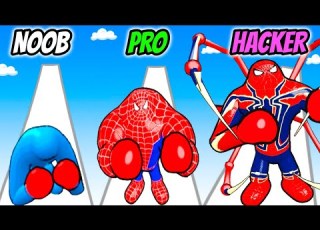  NOOB Vs PRO Vs HACKER Punchy Race