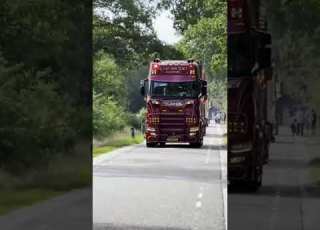  Scania V8 Open Engine Pipe Sound