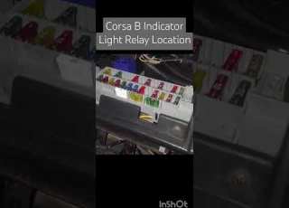 Corsa B Eco X10XE Indicator Light Turn Signal Relay Location