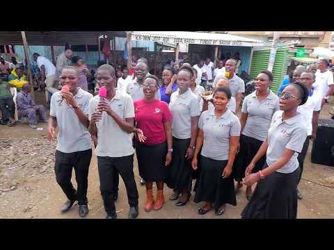 Heroes Of Faith Perfoming At Mbita Market MAVUNO