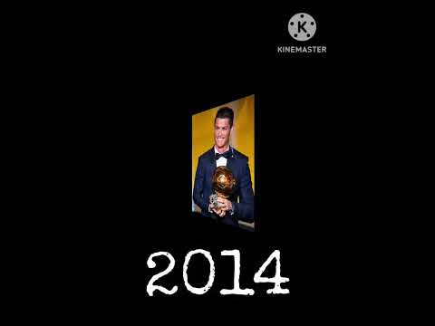 جميع الكرات الذهبية للأسطورة كريستيانو رونالدو