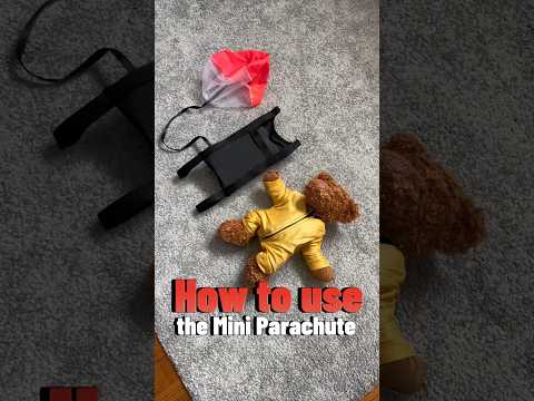 TUTORIAL How To Use Your Mini Parachute On A Teddy Bear Parachute Basejump Teddybear