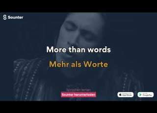  Extreme More Than Words Übersetzung Deutsch German Lyrics
