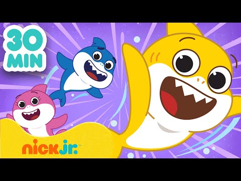 Большое шоу Акулёнка 30 МИН лучших песен Акуленка Nick Jr Cyrillic